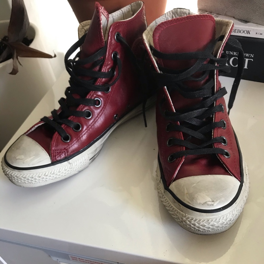 John Varvatos x Converse Leather Hi M7/W9
